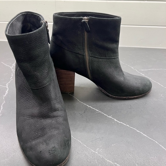 Cole Haan Black Suede 3” Booties. Size 9 ½ - Picture 5 of 6